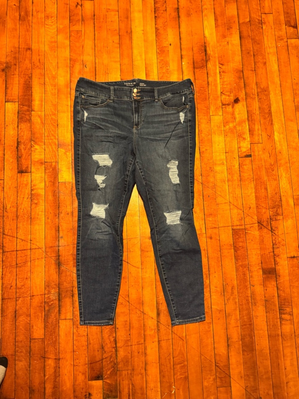 Torrid Medium Wash Jegging Skinny High-Rise Jean Size 20T (tall)